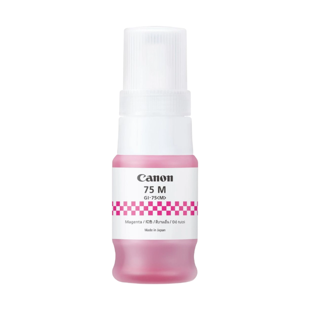 Canon 75 Magenta Inkjet Ink Bottle 40ml view 2